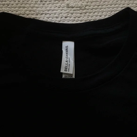 BELLA + CANVAS Black Cotton Green Dragon Graphic Long Sleeve T-Shirt Unisex - Picture 3 of 7